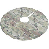 Personalisierte Camouflage-Uniform-Camouflage der Polyester Weihnachtsbaumdecke (Schrägansicht)
