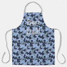 Personalisierte Camouflage Vater Geschenk Schürze