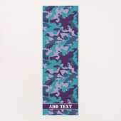Personalisierte Camouflage Yoga Mat Yogamatte (Rückseite)