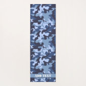 Personalisierte Camouflage Yoga Mat Yogamatte (Rückseite)