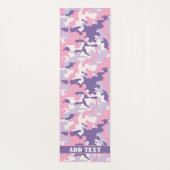 Personalisierte Camouflage Yoga Mat Yogamatte (Rückseite)