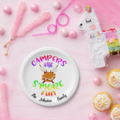 Personalisierte Camper Pappteller (Party)