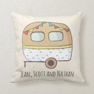 Personalisierte Camper RV-Namen Camp-Anhänger Kissen