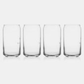 Personalisierte Can Glasses Wedding Party Dosenglas (Rechts)
