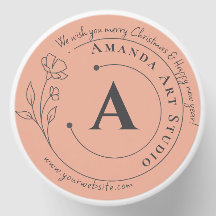 Personalisierte Candle Gefälligkeit mit Logo