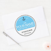 Personalisierte Canning-Labels - Fügen Sie Ihre ei Runder Aufkleber (Umschlag)