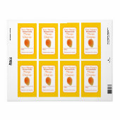 Personalisierte Canning Labels für Jars Mango Chut (Vorne)