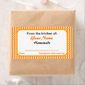 Personalisierte Canning-Labels für Jars Orange-Kar (Insitu)