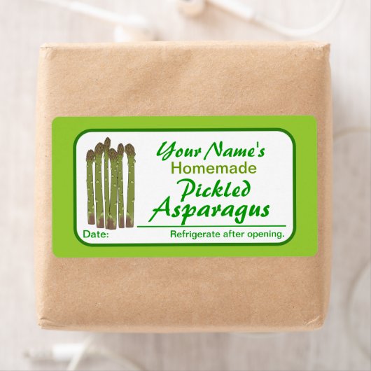 Personalisierte Canning Labels Pickled Asparagus (Insitu)