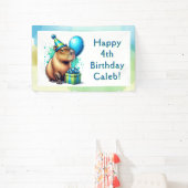 Personalisierte Capybara-Geburtstagsfeier für Jung Banner (InSitu)