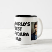 Personalisierte Capybara-Tasse Zweifarbige Tasse (VorderseiteRechts)