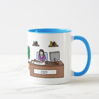 Personalisierte Cartoon-Tasse "CEOs" Tasse