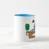Personalisierte Cartoon-Tasse für VP Tasse (Zentrum)