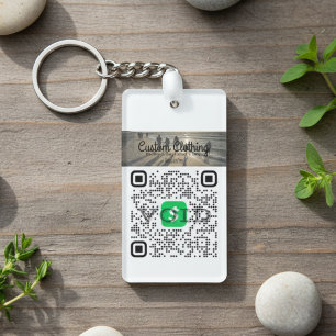 Personalisierte Cash App & Venmo QR Code Schlüsselanhänger