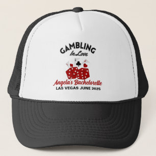 Personalisierte Casino Las Vegas Junggesellinnenab Truckerkappe