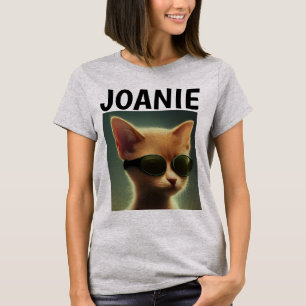PERSONALISIERTE CAT CUSTOM-MÄDCHEN-T - SHIRT