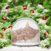 Personalisierte Cat Fotos Snow Globe Keepake Schneekugeln (Weihnachten)