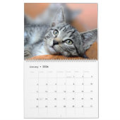 Personalisierte Cat Lover Family Custom Fotos 2026 Kalender (Jan 2026)