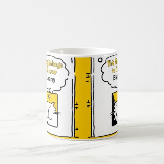 Personalisierte Cat Lover Tasse (Mittel)