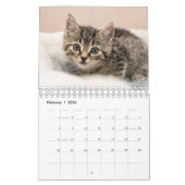 Personalisierte Cat Lovers Family Custom 2026 Foto Kalender (Feb 2026)
