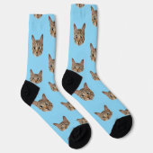 Personalisierte Cat Lovers Sounds mit benutzerdefi Socken (Rechts)