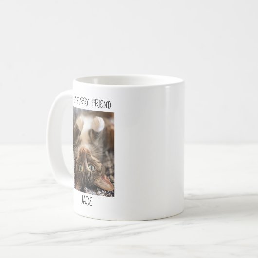 Personalisierte Cat-Tasse Kaffeetasse (Vorderseite Links)