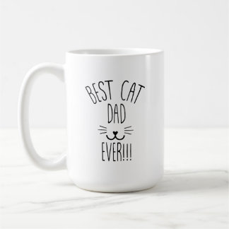 Personalisierte Cat Vater Tasse, Cat Lover Geschen Kaffeetasse