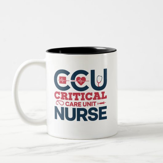 Personalisierte CCU-Tasse Zweifarbige Tasse (Links)