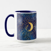 Personalisierte Celestial Sun and Moon 15 oz Tasse (Links)