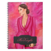 Personalisierte CEO Boss Woman Notizblock (Vorderseite)