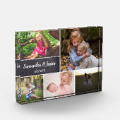 Personalisierte Chalkboard Schwestern FotoCollage Fotoblock (Links)