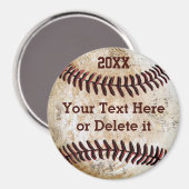 Personalisierte CHEAP Baseball-Geschenke für Spiel Magnet (Vorderseite/Rückseite)