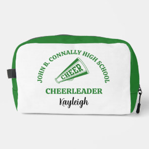 Personalisierte Cheerleaderin der Green High Schoo Waschbeutel