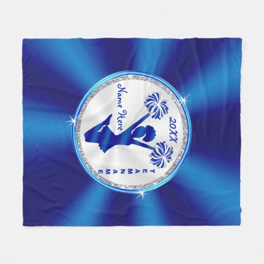 Personalisierte Cheerleading Decken in Ihren (Vorderseite (Horizontal))