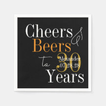 Personalisierte Cheers und Biere 30. Geburtstagsfe