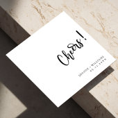 Personalisierte Cheers Wedding Napkins Dekoration Serviette