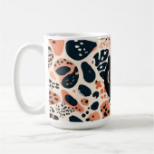 Personalisierte Cheetah Leopard Tierwerbung Kaffeetasse (Links)