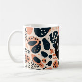 Personalisierte Cheetah Leopard Tierwerbung Kaffeetasse (Links)