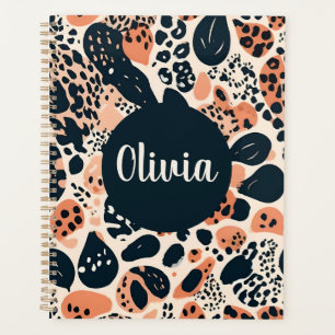 Personalisierte Cheetah Leopard Tierwerbung Planer