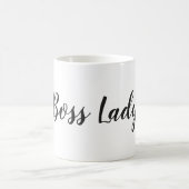 Personalisierte Chef-Dame Kaffeetasse (Mittel)