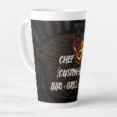 Personalisierte Chef Latte Tassen & Becher Geschen (Linke Ecke)