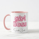 Personalisierte Chefin Tasse (Links)