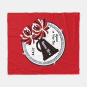 Personalisierte Chefköpfe Fleecedecke (Vorderseite (Horizontal))