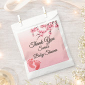 Personalisierte Cherry Blossom Baby Dusche Beutel Geschenktütchen (Ausgeschnitten)