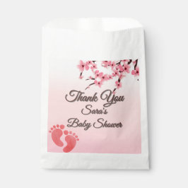 Personalisierte Cherry Blossom Baby Dusche Beutel Geschenktütchen