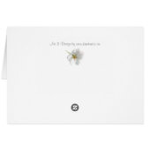 Personalisierte Cherry Blossom Card Hochzeitskarte (Rückseite Horizontal)