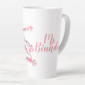 Personalisierte Cherry Blossom Tasse *Blume (Rechte Ecke)
