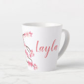 Personalisierte Cherry Blossom Tasse *Blume (Rechte Ecke)