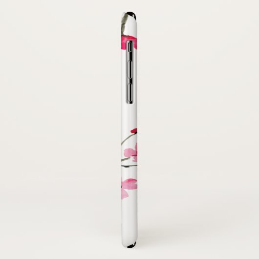 Personalisierte Cherry Blossom Wasserfarbe Case-Mate iPhone Hülle (Hinten/Links)