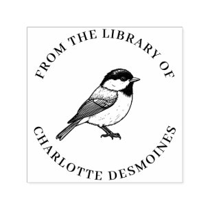 Personalisierte Chickadee Book Briefmarke Custom E Permastempel